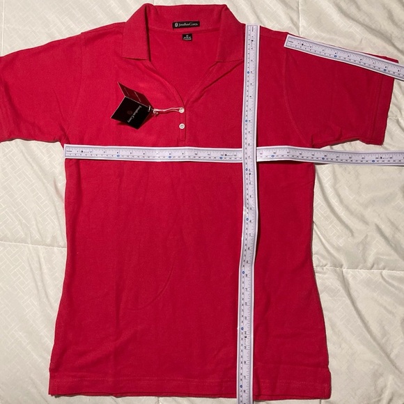 Jonathan Corey Pink Polo Shirt with Classic Collar - Picture 2 of 8